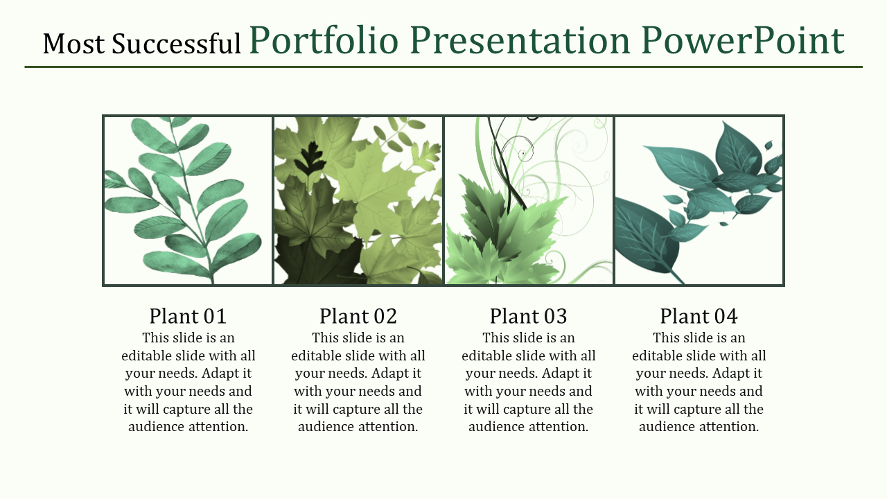 Free - Download  Portfolio Presentation PowerPoint and Google Slides 